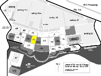 Leeward Community College Map